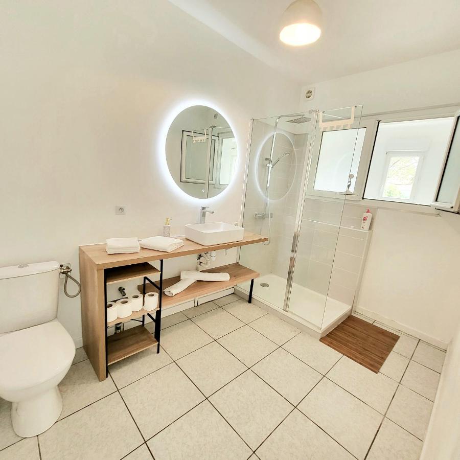 Bel Appartement Avec Jardin De 30M2 , Climatise Avec Parking Et Arrivee Autonome Cabestany Eksteriør bilde