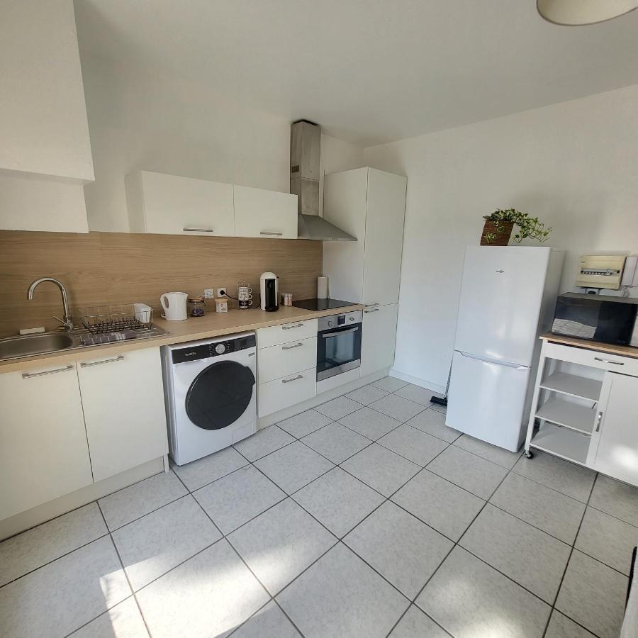 Bel Appartement Avec Jardin De 30M2 , Climatise Avec Parking Et Arrivee Autonome Cabestany Eksteriør bilde